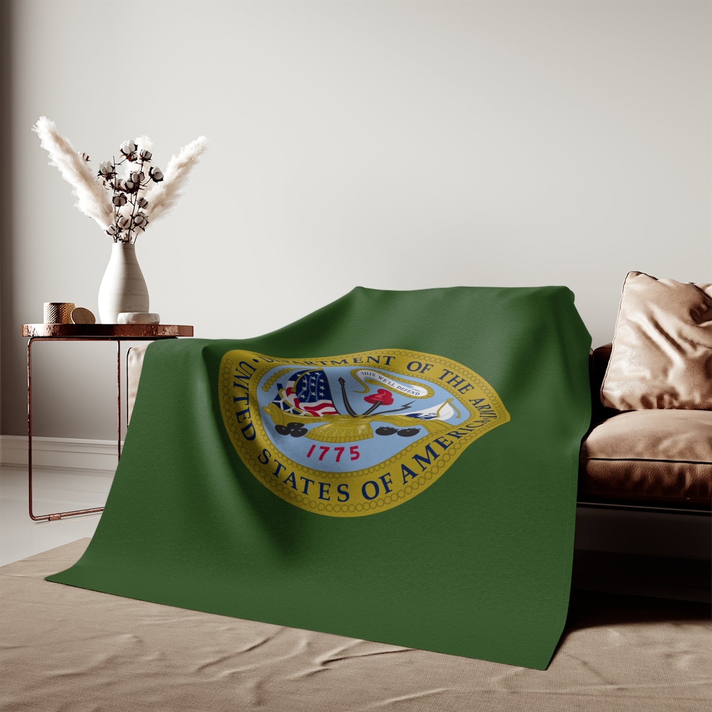 US Army Sweatshirt Blanket