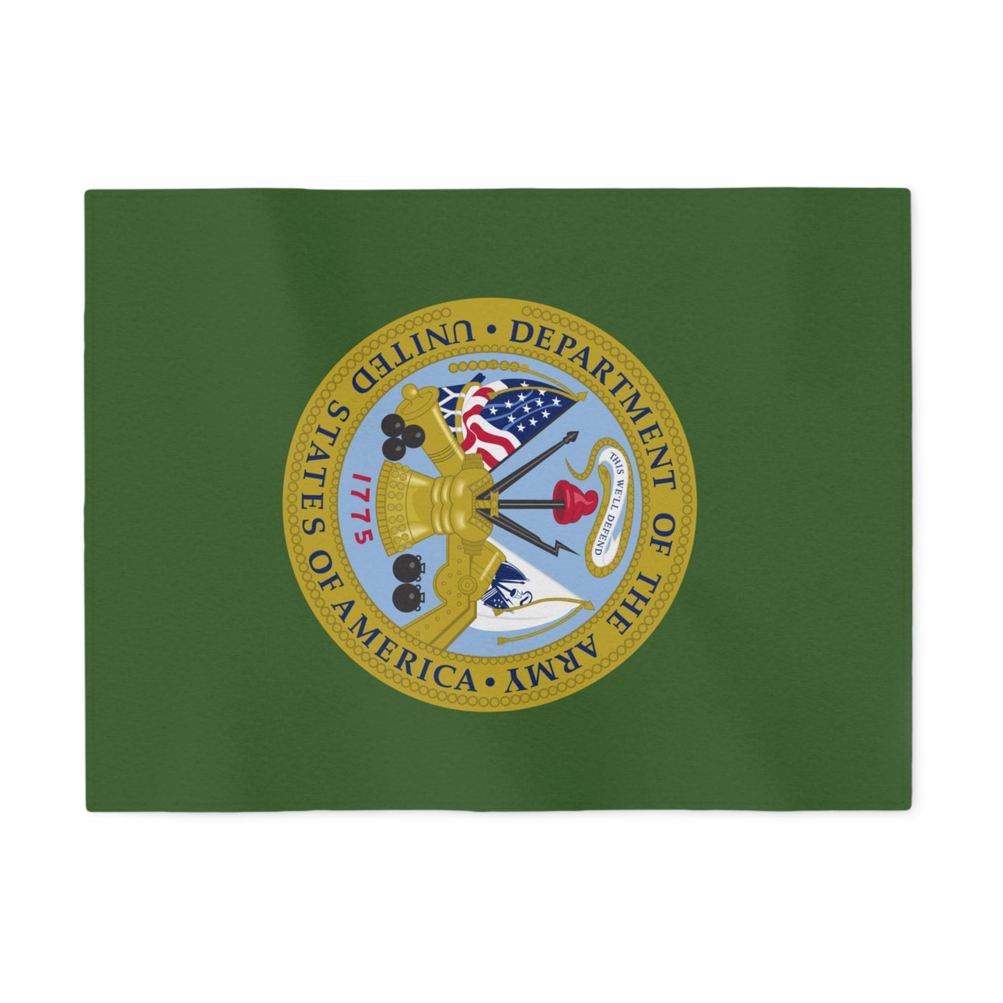 US Army Sweatshirt Blanket