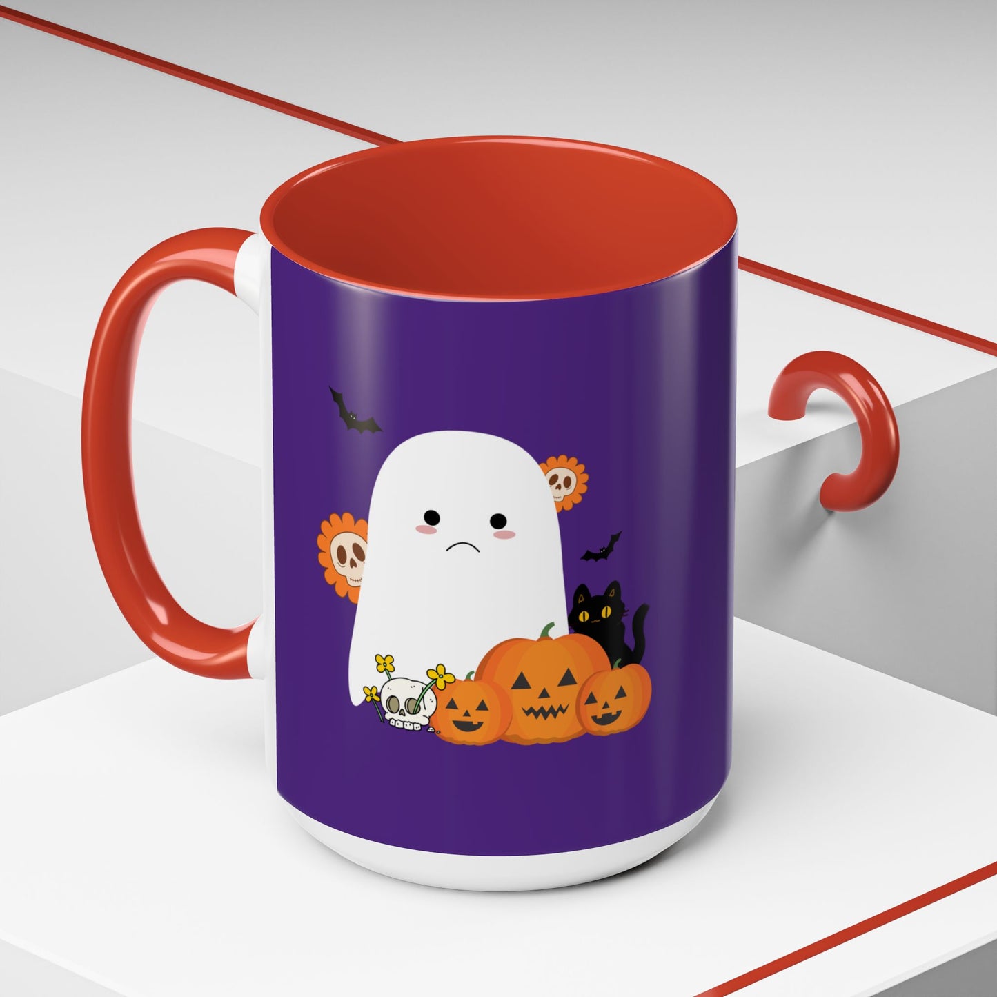 "I Ghost People All Year Round" Halloween Coffee Mug (11oz, 15oz)