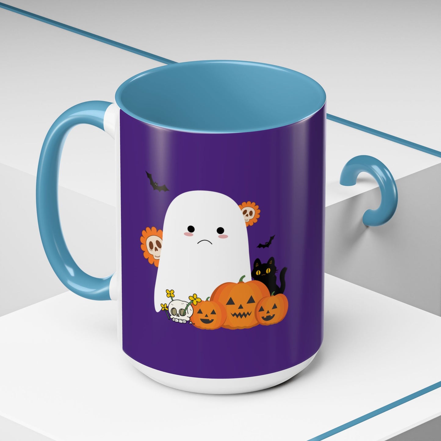 "I Ghost People All Year Round" Halloween Coffee Mug (11oz, 15oz)