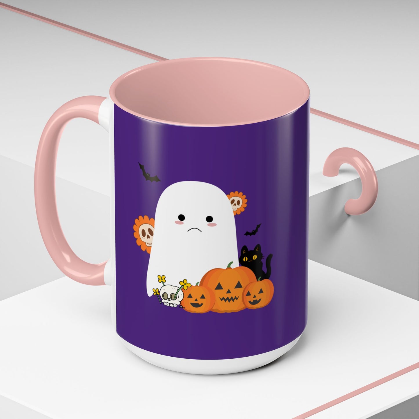 "I Ghost People All Year Round" Halloween Coffee Mug (11oz, 15oz)