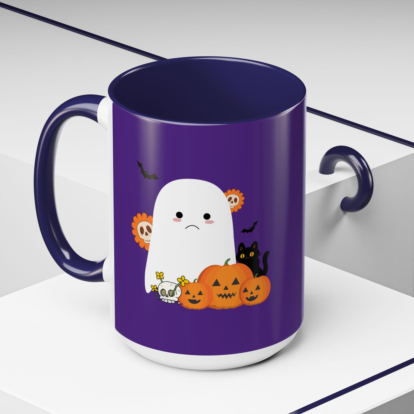 "I Ghost People All Year Round" Halloween Coffee Mug (11oz, 15oz)