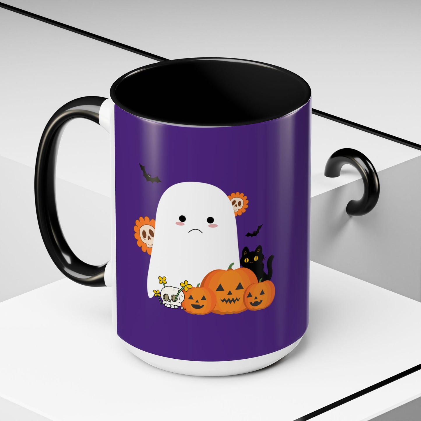 "I Ghost People All Year Round" Halloween Coffee Mug (11oz, 15oz)