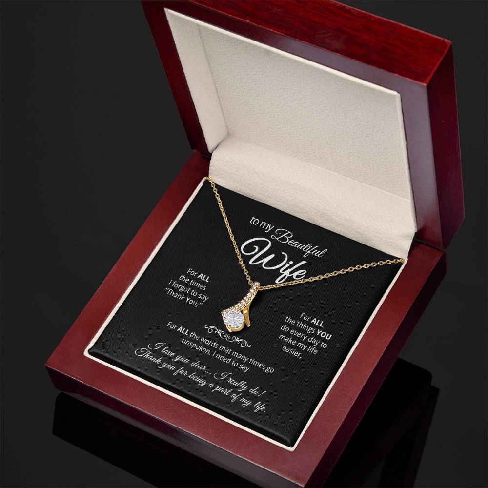 Alluring Beauty Pendant Necklace for your Wife