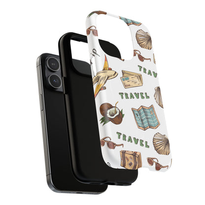 Travel Pattern Phone Case — Tough Magnetic Protective Cover