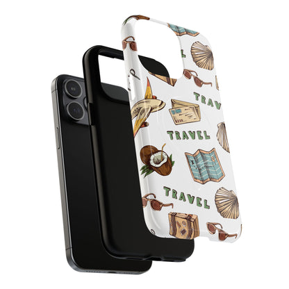 Travel Pattern Phone Case — Tough Magnetic Protective Cover