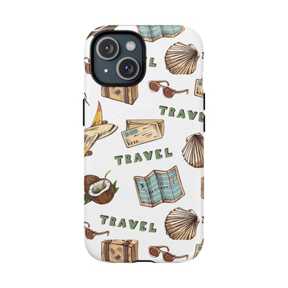 Travel Pattern Phone Case — Tough Magnetic Protective Cover