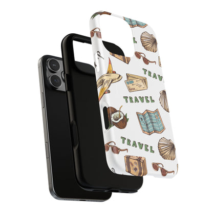 Travel Pattern Phone Case — Tough Magnetic Protective Cover