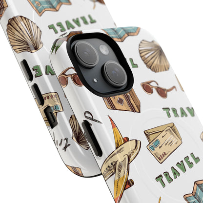 Travel Pattern Phone Case — Tough Magnetic Protective Cover