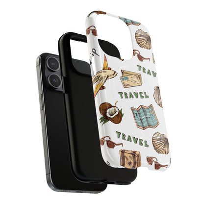 Travel Pattern Phone Case — Tough Magnetic Protective Cover