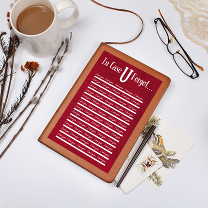 In Case U Forgot - I Love You RED Journal