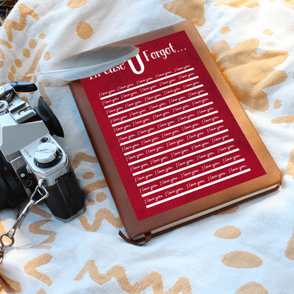 In Case U Forgot - I Love You RED Journal