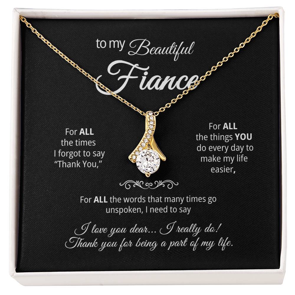 Alluring Beauty Pendant Necklace for your Fiance