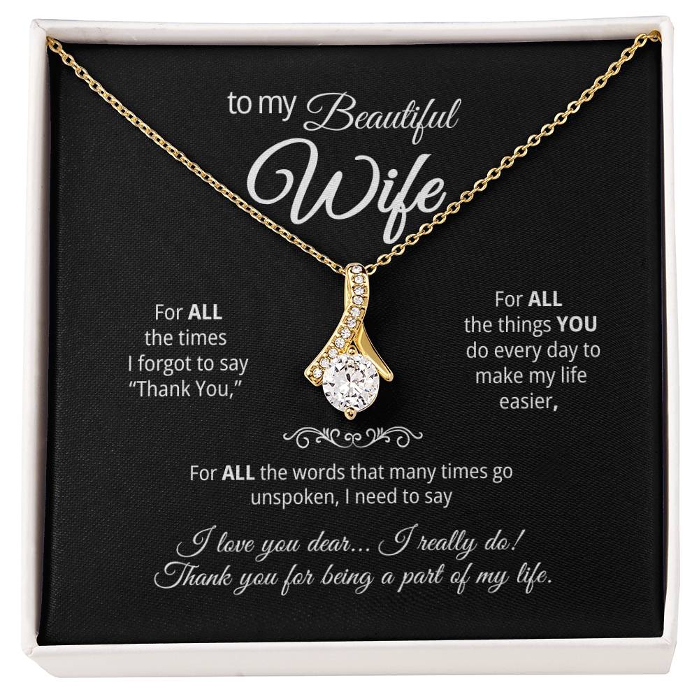 Alluring Beauty Pendant Necklace for your Wife