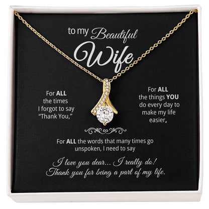 Alluring Beauty Pendant Necklace for your Wife