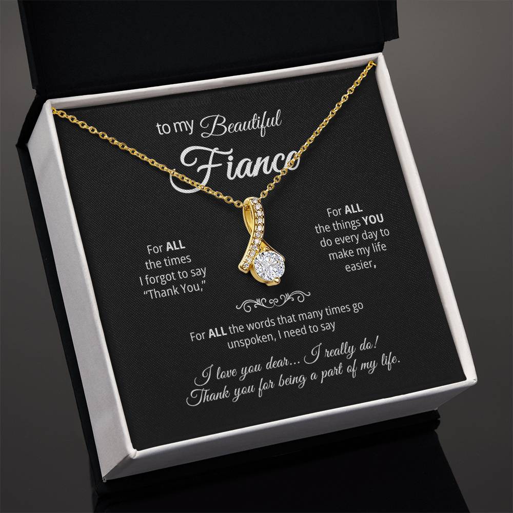 Alluring Beauty Pendant Necklace for your Fiance