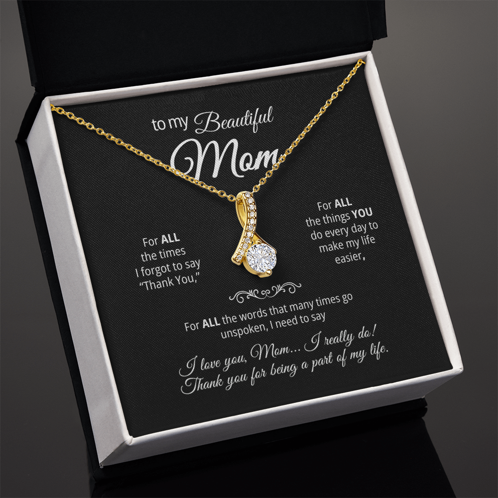 Alluring Beauty Pendant Necklace for my Mom