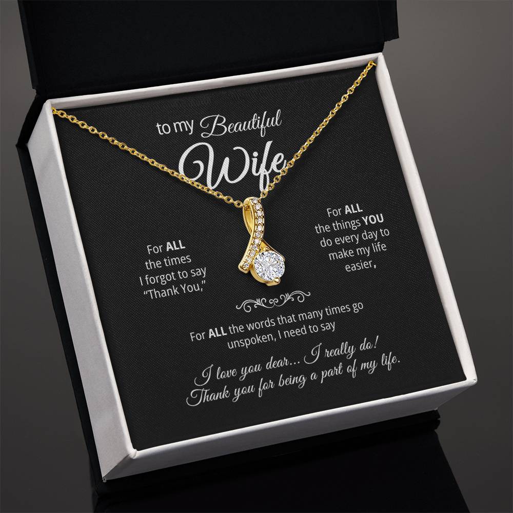 Alluring Beauty Pendant Necklace for your Wife