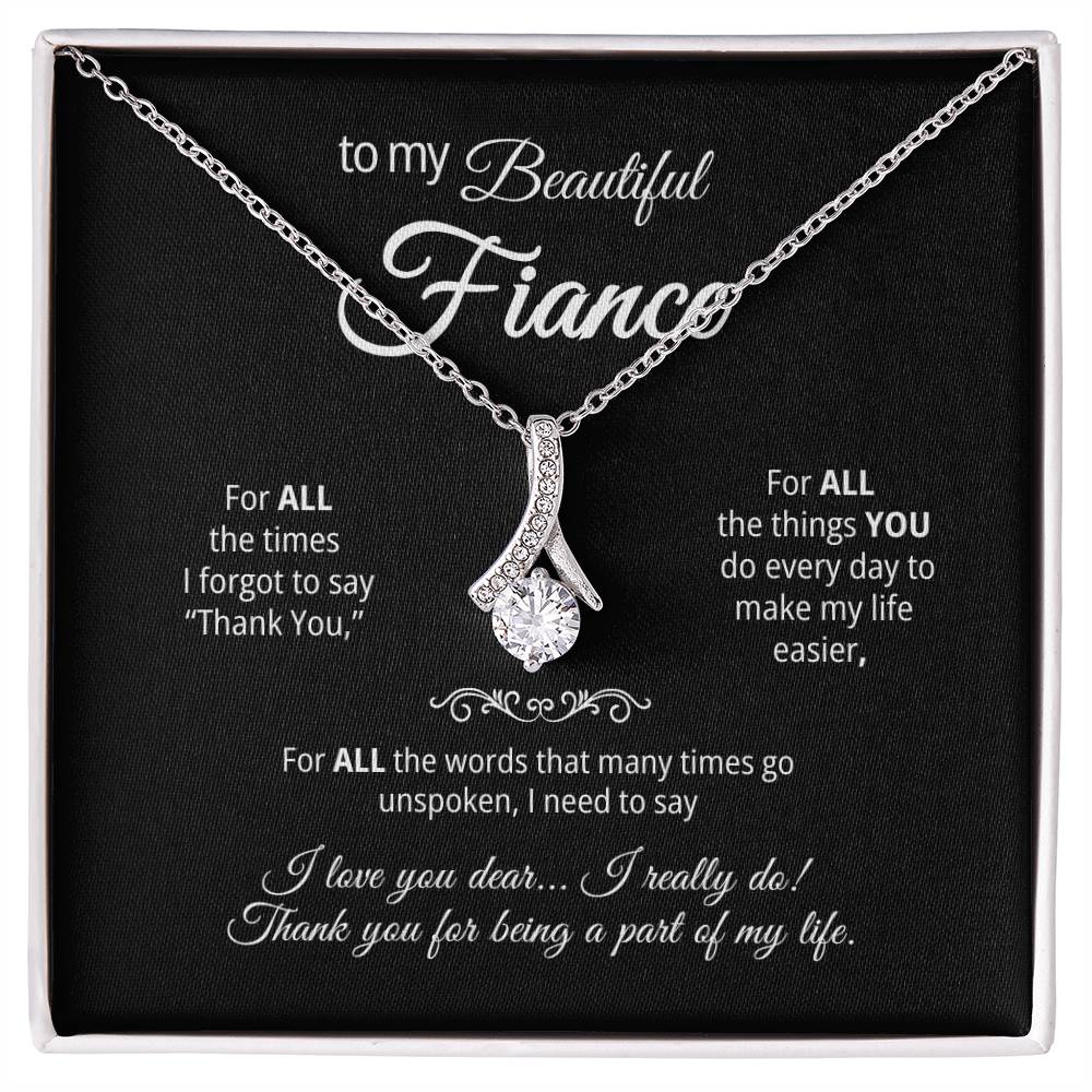 Alluring Beauty Pendant Necklace for your Fiance