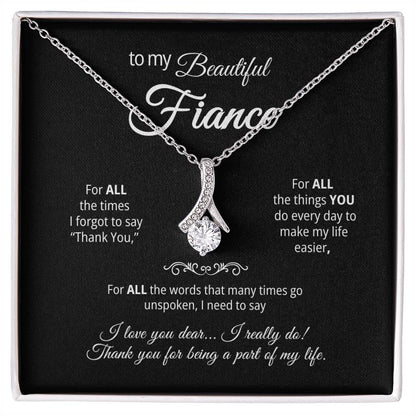 Alluring Beauty Pendant Necklace for your Fiance
