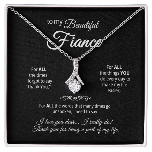 Alluring Beauty Pendant Necklace for your Fiance