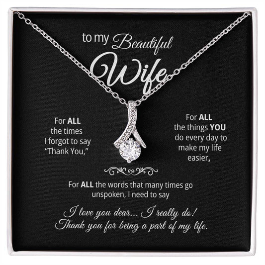 Alluring Beauty Pendant Necklace for your Wife