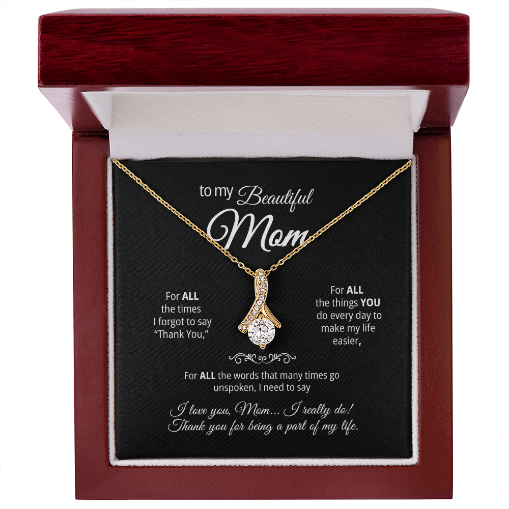 Alluring Beauty Pendant Necklace for my Mom