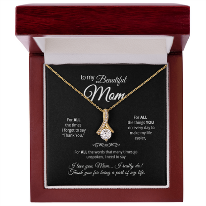 Alluring Beauty Pendant Necklace for my Mom