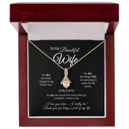 Alluring Beauty Pendant Necklace for your Wife