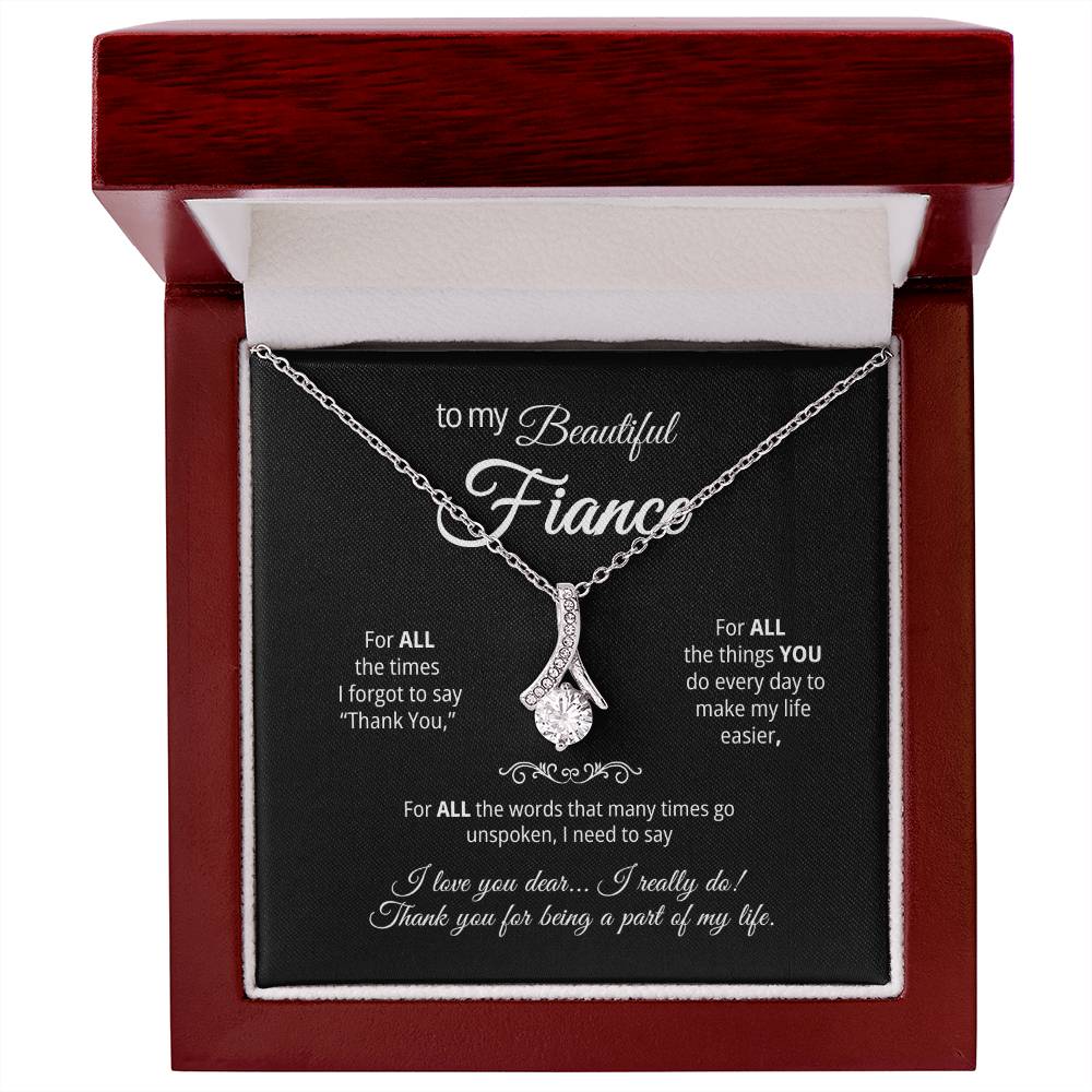 Alluring Beauty Pendant Necklace for your Fiance