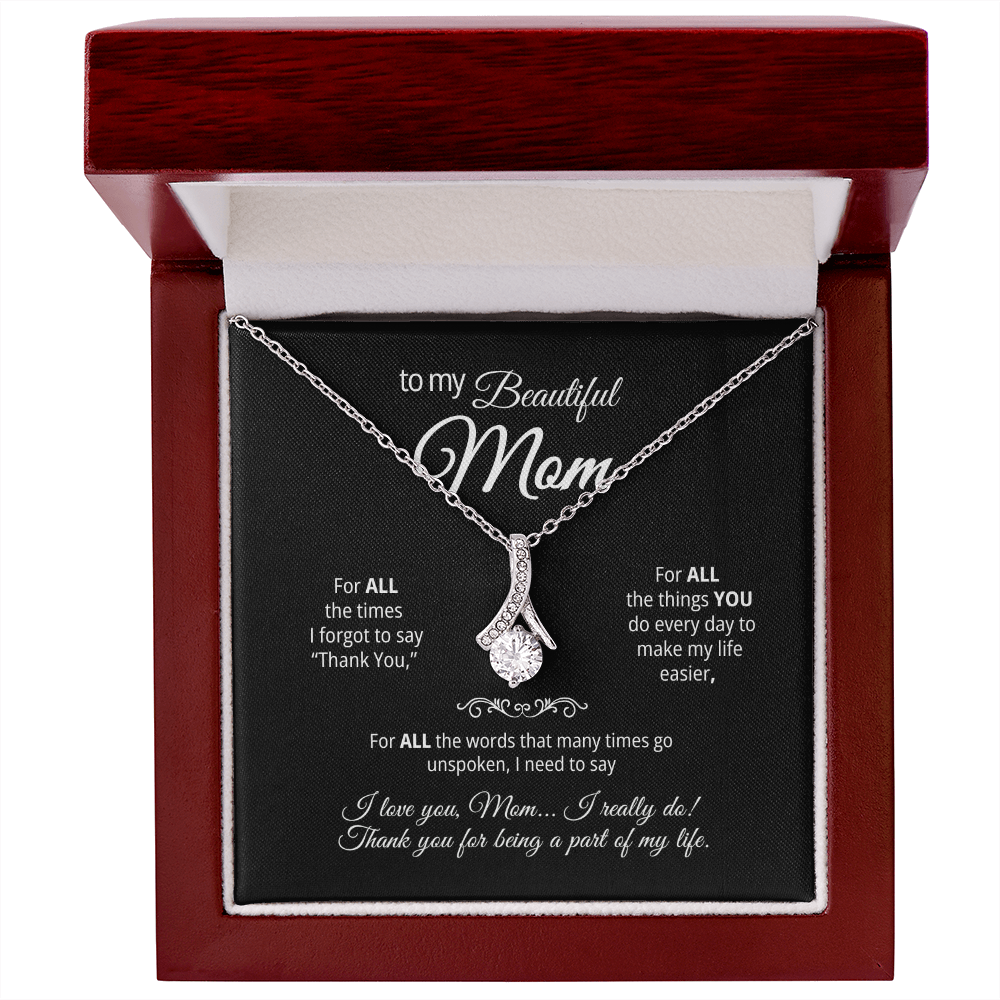 Alluring Beauty Pendant Necklace for my Mom