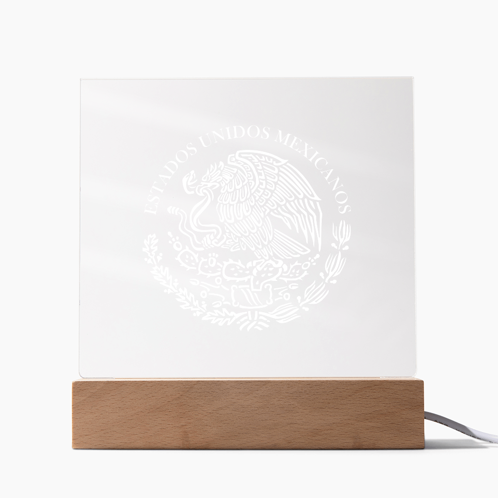 Mexico Acrylic Plaque with LED Base
