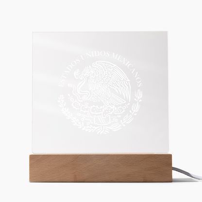 Mexico Acrylic Plaque with LED Base