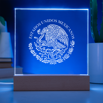 Mexico Acrylic Plaque with LED Base