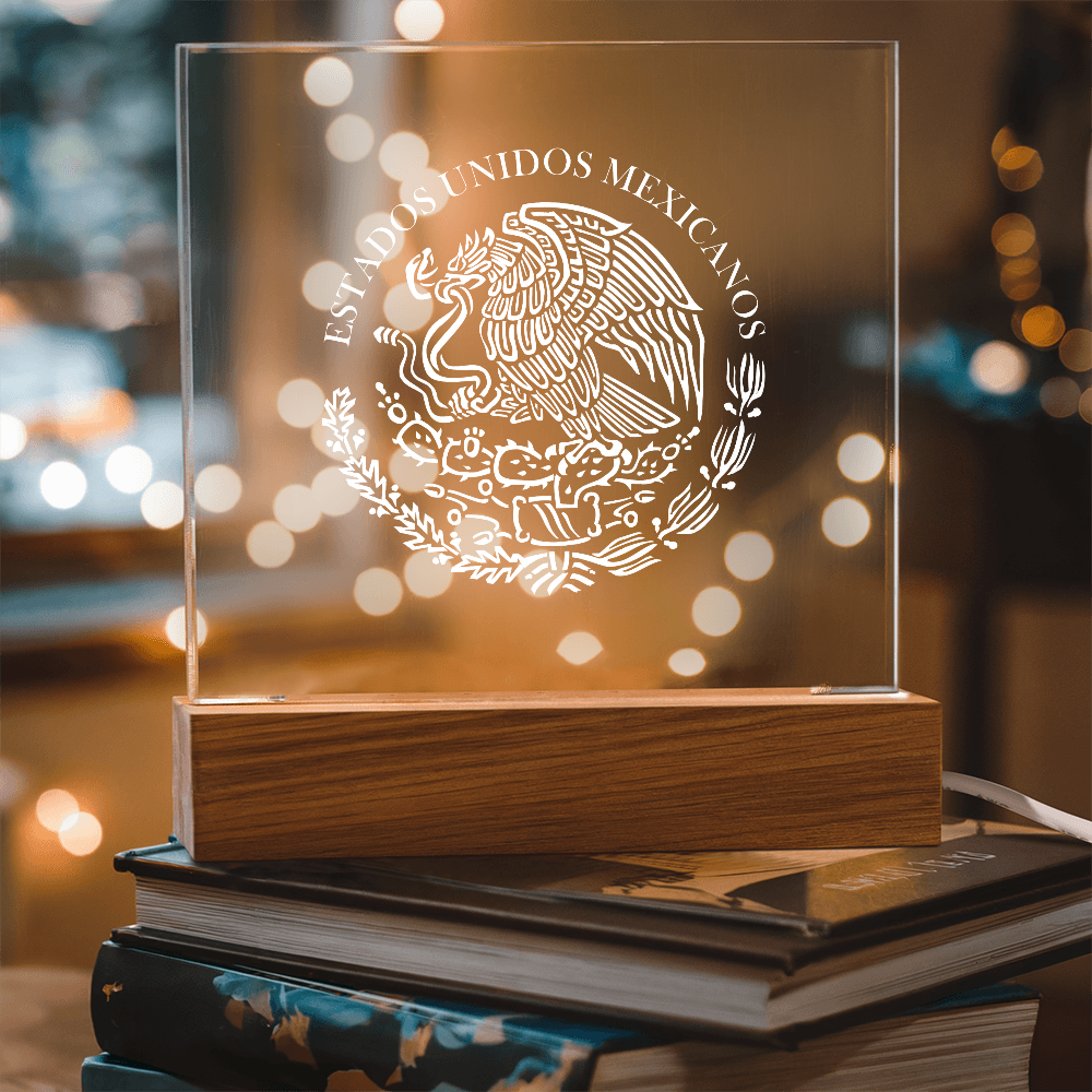 Mexico Acrylic Plaque with LED Base