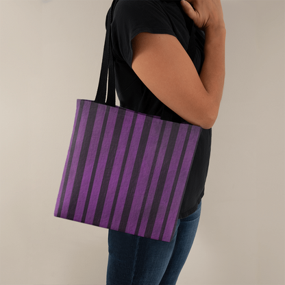 Creepy Stripe Trick or Treat Bag