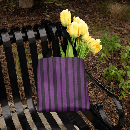 Creepy Stripe Trick or Treat Bag