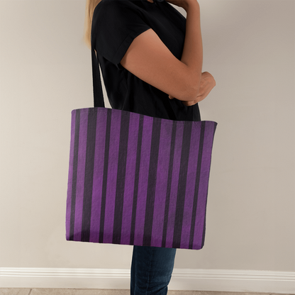 Creepy Stripe Trick or Treat Bag