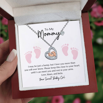 "Baby Feet" Necklace from Baby Girl to Mommy