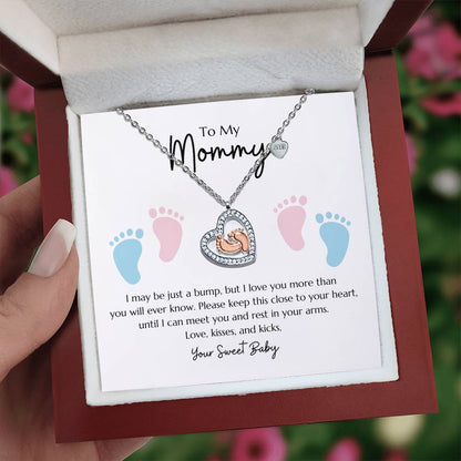"Baby Feet" Necklace from Baby to Mommy