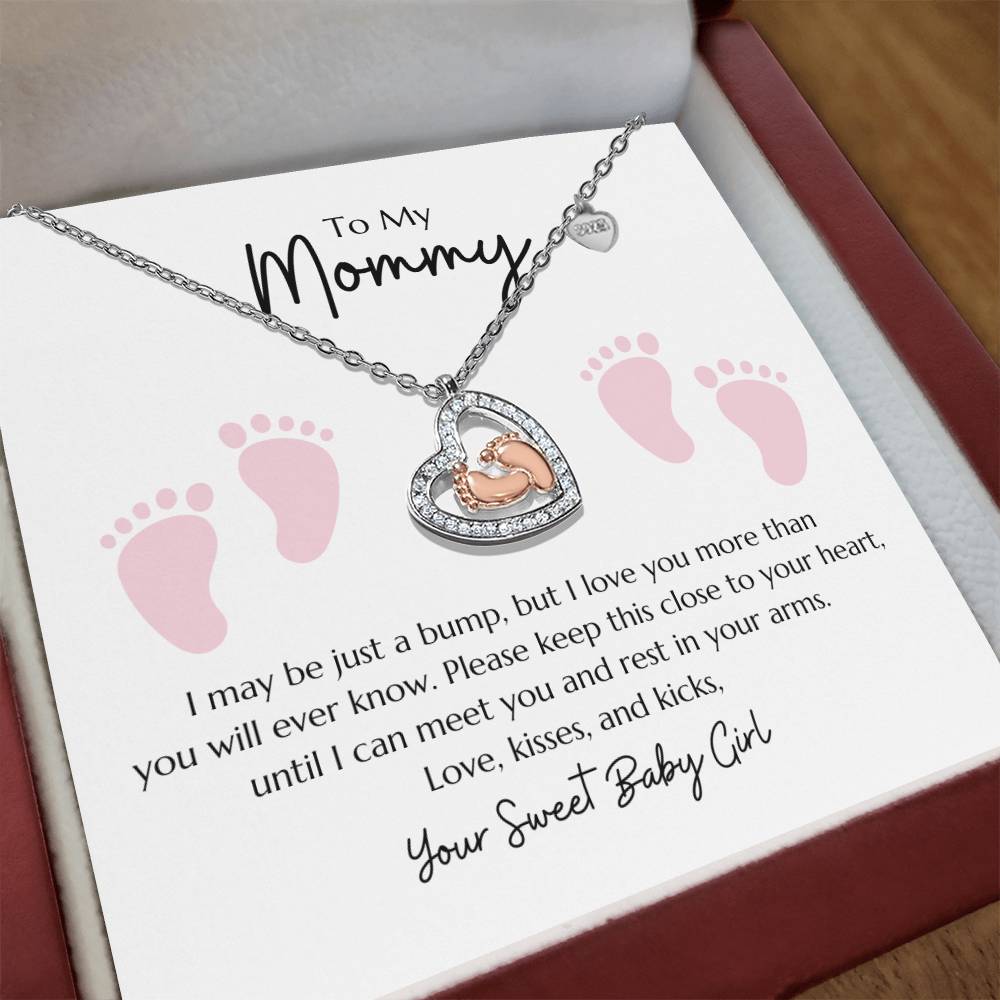 "Baby Feet" Necklace from Baby Girl to Mommy