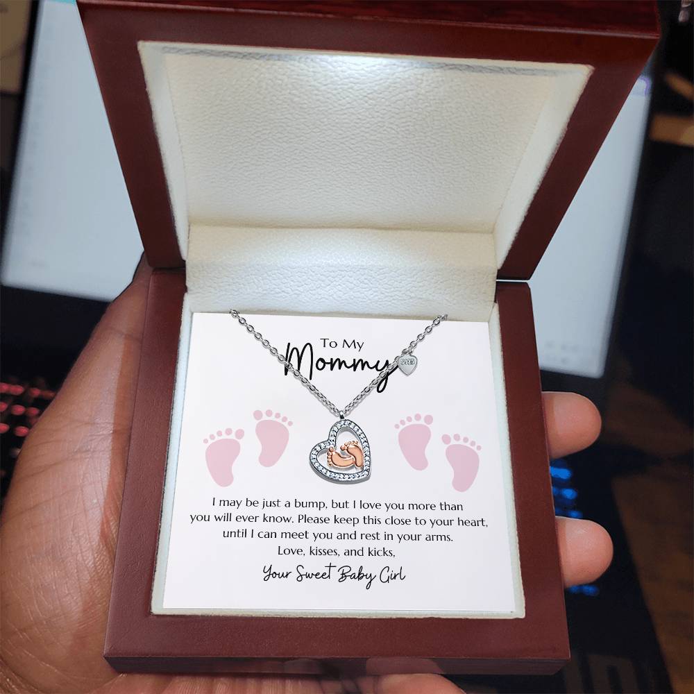 "Baby Feet" Necklace from Baby Girl to Mommy